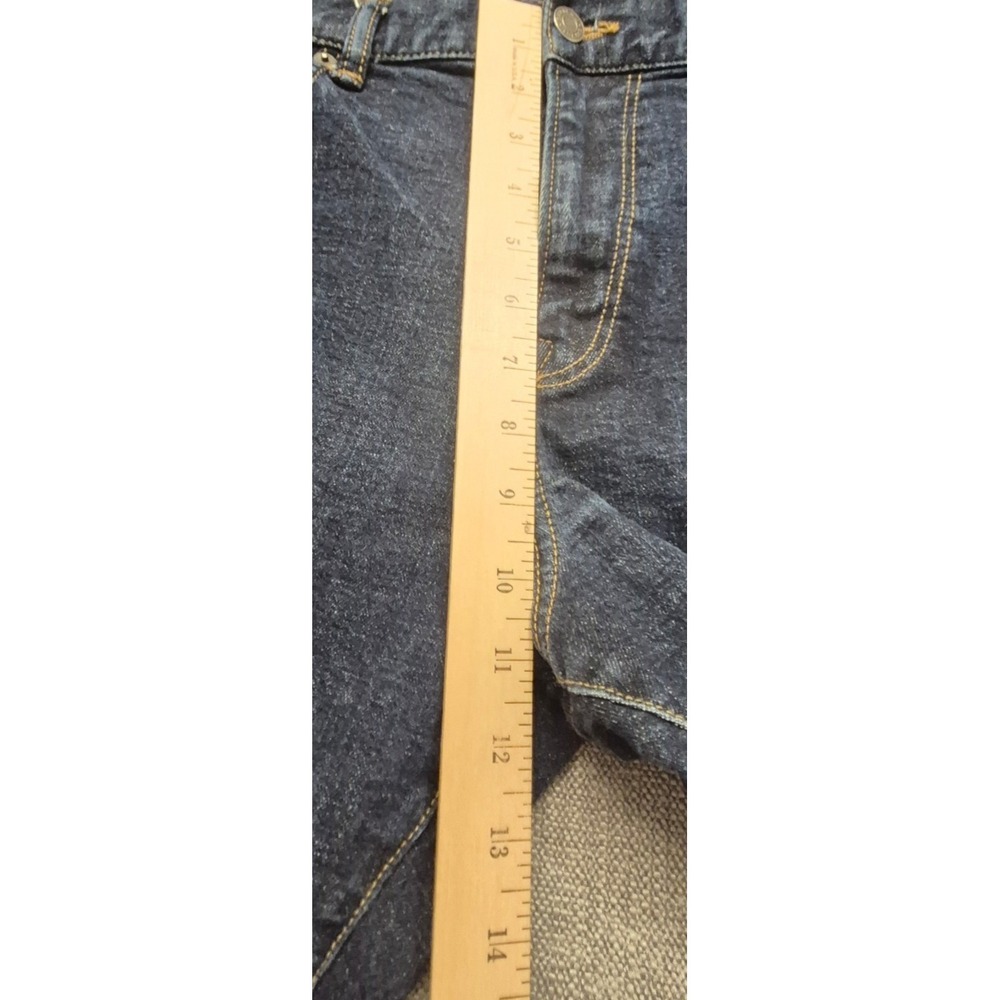 GAP Athletic Stretch men's dark wash denim blue jeans 38x30 Cotton stretch - Picture 6 of 15